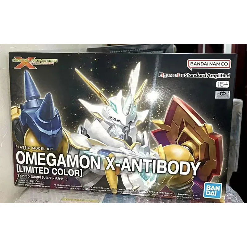 In Stock BANDAI Original Figure-rise Standard Digimon Adventure WARGREYMON DUKEMON[SPECIAL COATING]OMEGAMON Anime Model Toy Gift