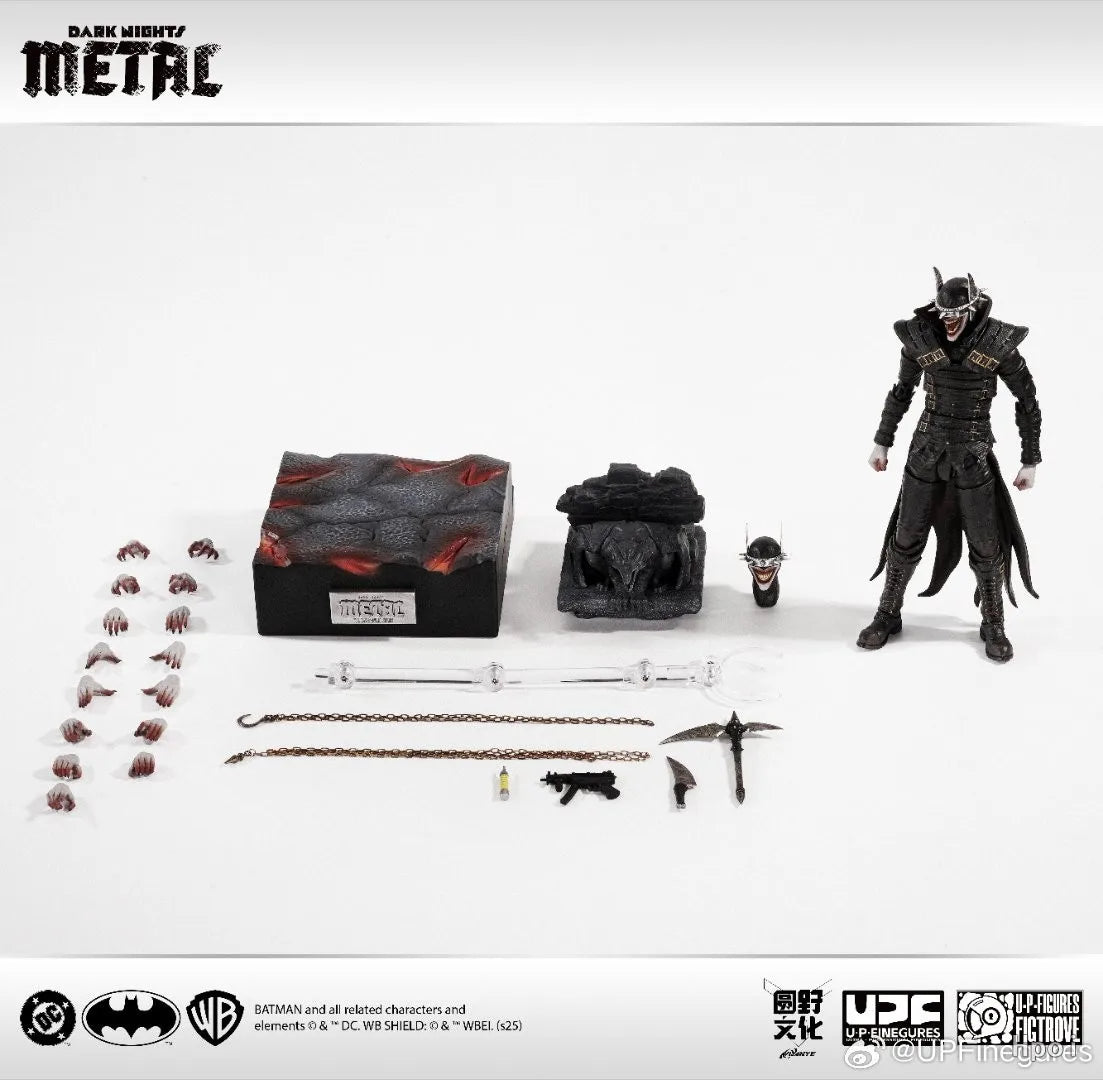 【In Stock】U-P-Finegures ‌Dark Nights: Metal‌ The Batman Who Laughs 1/12 Action Figure Model Toy