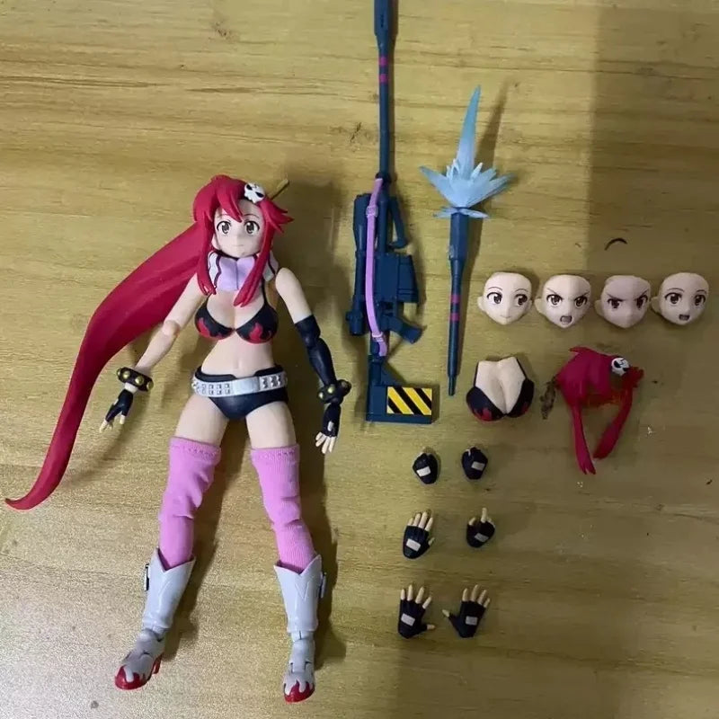 In Stock Tengen Toppa Gurren-Lagann Yoko Littner Loose Figures Genuine Aniplex Buzzmod 15cm Action Model Yoko Figurine Toy Gift