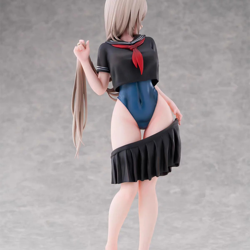 Anime Periphery Beautiful Girl 23cm Yuzu JK Uniform Figure Desktop Chassis Model Ornaments Toys Gifts