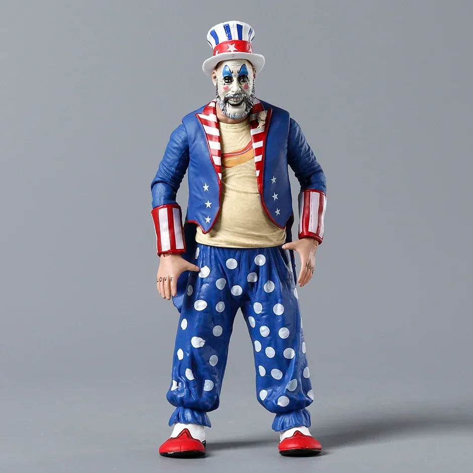 NECA House of 1000 Corpses Otis Driftwood Captain Spaulding 20th Anniversary Movable Body Joint Action Figure Toy