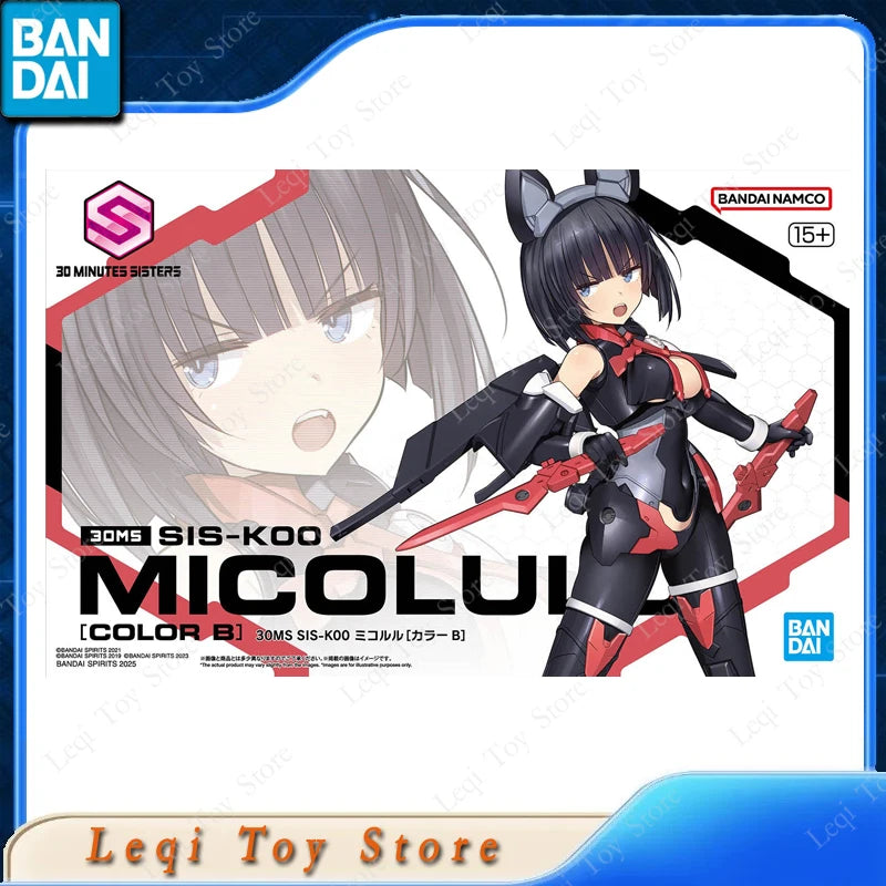 Bandai Original Genuine 30MS SIS-K00 MICOLULU COLOR B Action Anime Figures Toys Boys Girls Kids Gift Assembly Model Ornaments