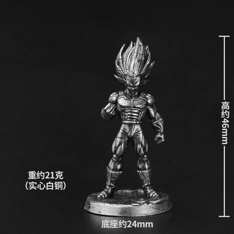 Metal Cupronickel Cartoon Miniature Soldier Model Toys Board Game Anime Peripheral Ornament Accessories Game Piece Figurine Toys