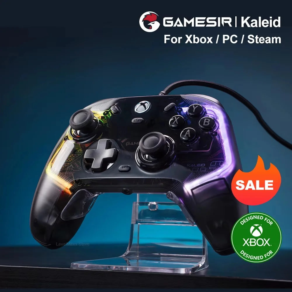 Gamesir Kaleid Wired Gamepad for Xbox Series X/S One Controller with Hall Effect Joysticks for PC Gaming