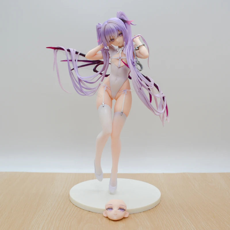 25cm Pink Charm Eve BODY HARNESS Sexy Anime Girl Figure Rurudo Eve LOVECALL Action Figure Little Devil Figurine Model Doll Toys