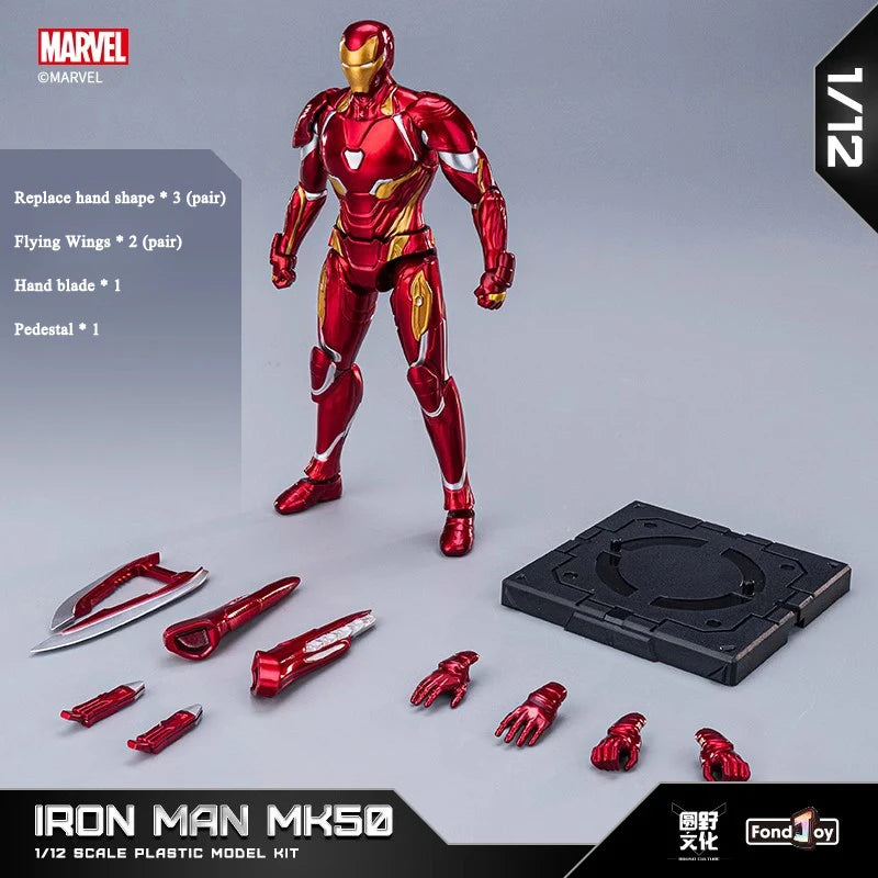 Original Fondjoy Marvel Figuren Hulk Thanos Captain America Spider-Man Thor Iron Man Cool Boy Spielzeug Custom Modelle Puppen Kinder Geschenke