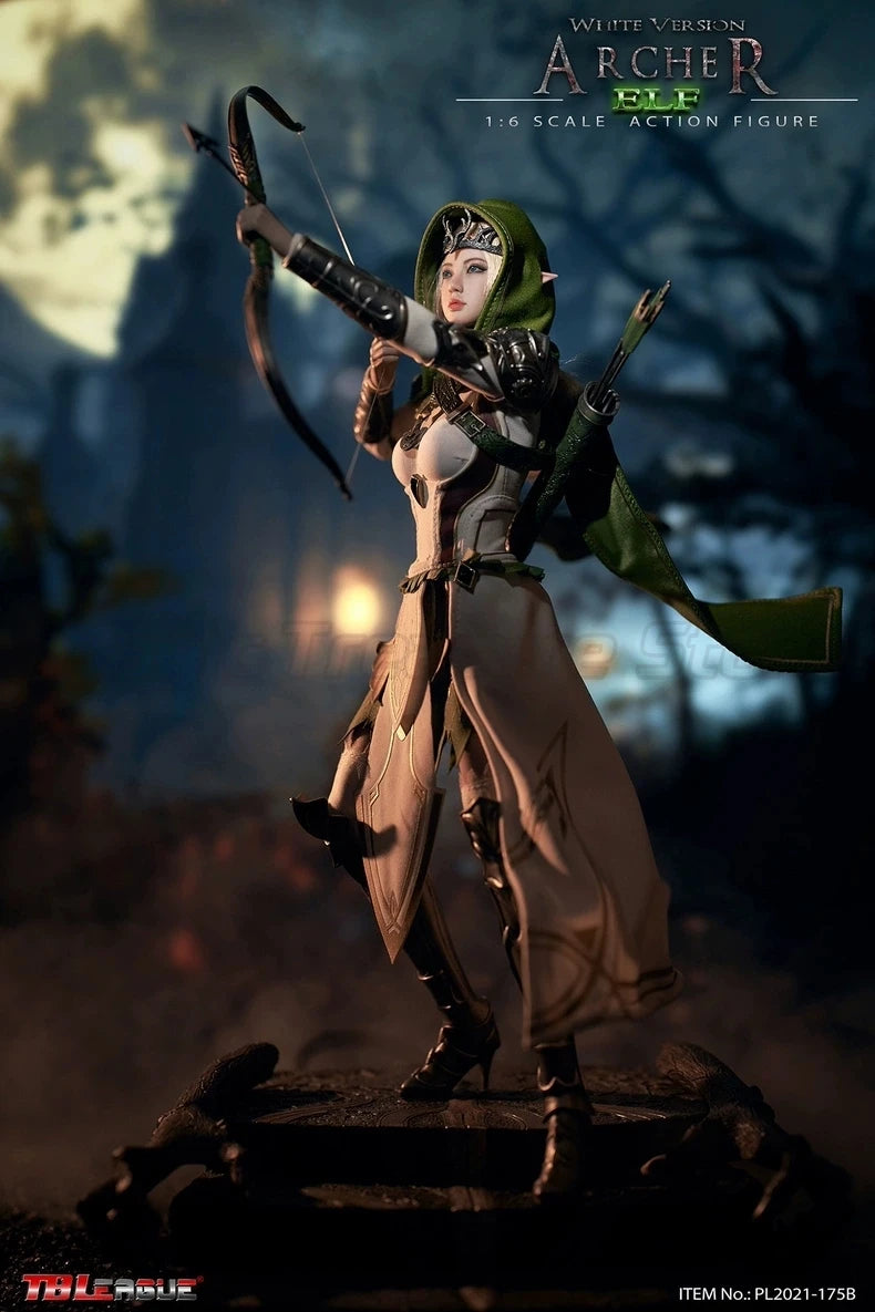 【MT】Original TBLeague PL2021-175A/B Elf Archer Black White 1/6 Action Figure Model Collection