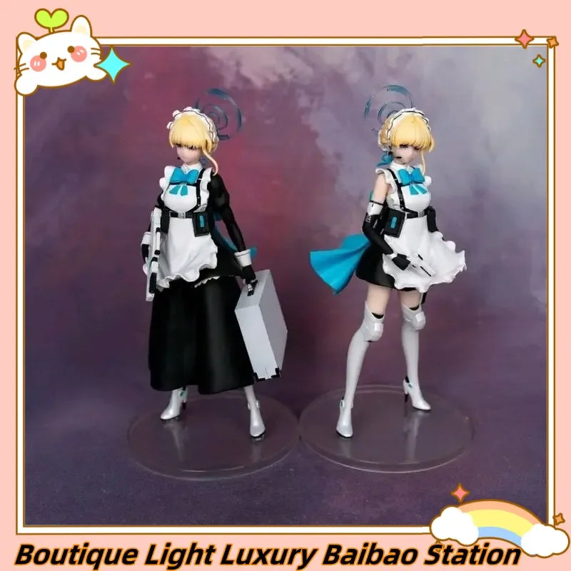 Baibao Station Blue Archive Toki Asukama Figure Statue Maid Dress Long Short Skirt Version Standing Pose Desktop Decoration Gift
