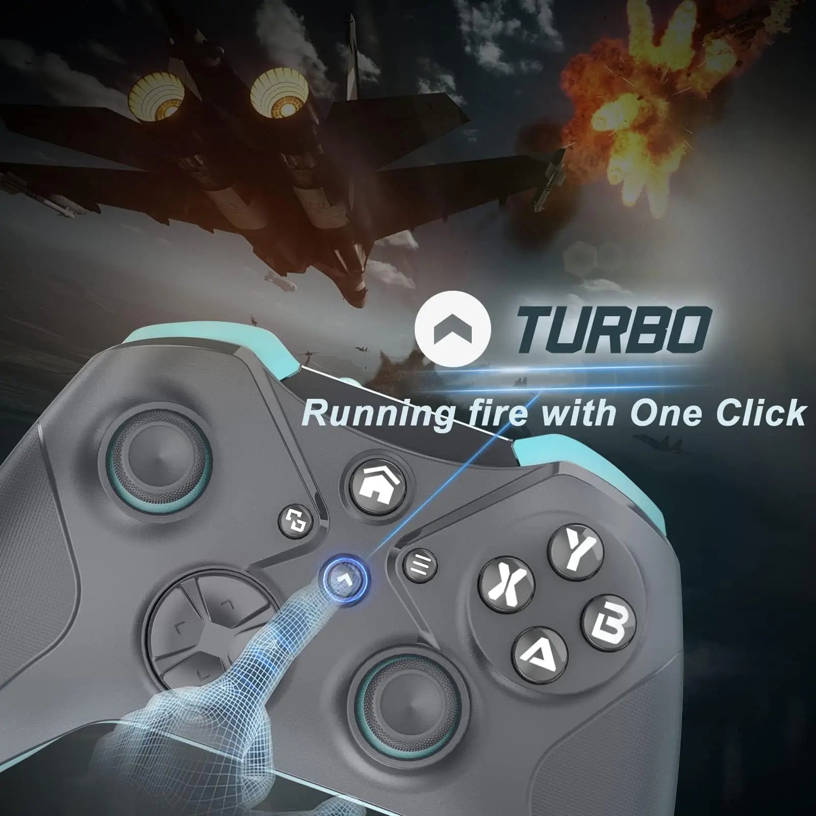 Wireless Controller for Xbox One /Xbox Series X/S/PC/Steam Game Control Joystick W/ Dual Vibration/Marco/Turbo Function Gamepads