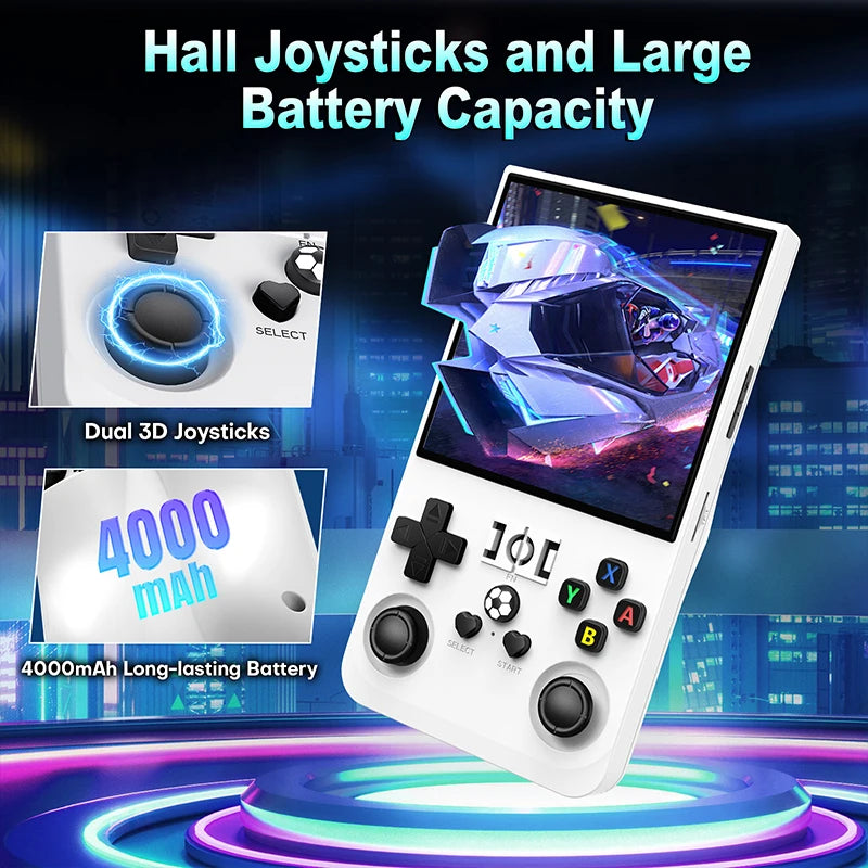 R36Pro Handheld Video Game Console Retro  Linux System 3.5 Inch IPS Screen Open Source  Portable Pocket Video Player 128GB Games