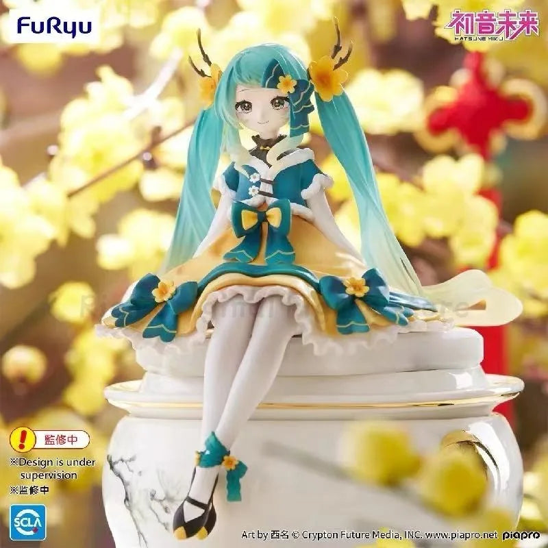 【In Stock】Original FuRyu Noodle Stopper Hatsune Miku — 2025 New Year’s Model — (to Be Inspected Information) Anime