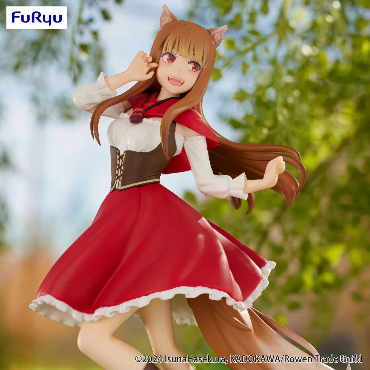 InStock Original FuRyu Prepainted Trio-Try-iT Figure Ookami To Koushinryou: Merchant Meets The Wise Wolf Holo Akazukin Ver.
