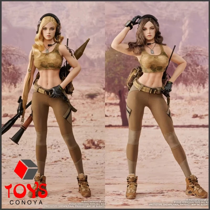 【2026 Q1】VERYCOOL VCF-2069 1/6 Scale Desert Soldier Thalia Action Figure Full Set 12" Female Soldier Action Figure Toy Model