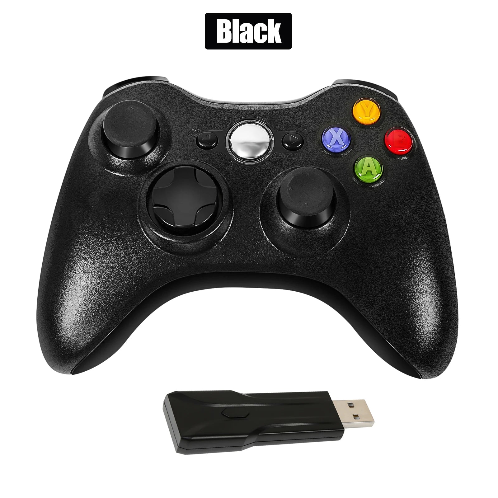 2.4G Wireless Controller for Xbox 360/360 Slim/PC Gamepad Video Game Rocker Dual Vibration Sensing Console Gaming Accessories