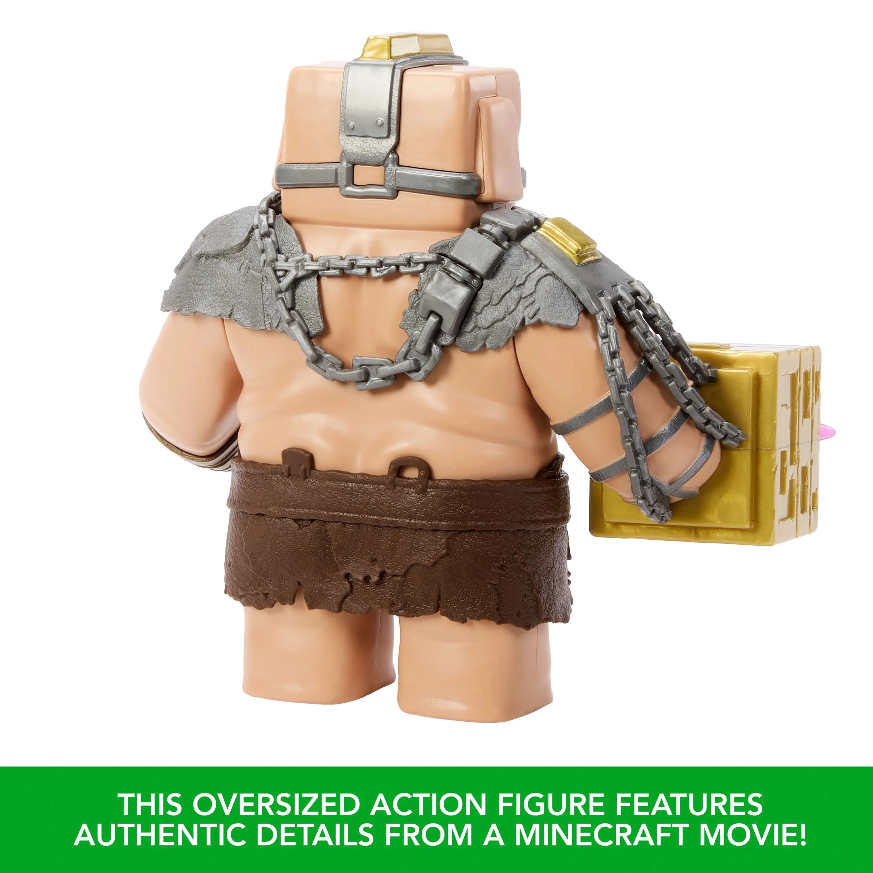 Original Mattel Minecraft Lights & Sounds Battle Mode Great Hog Large Action Figure Minecraft Movie Piglin Toys for Children