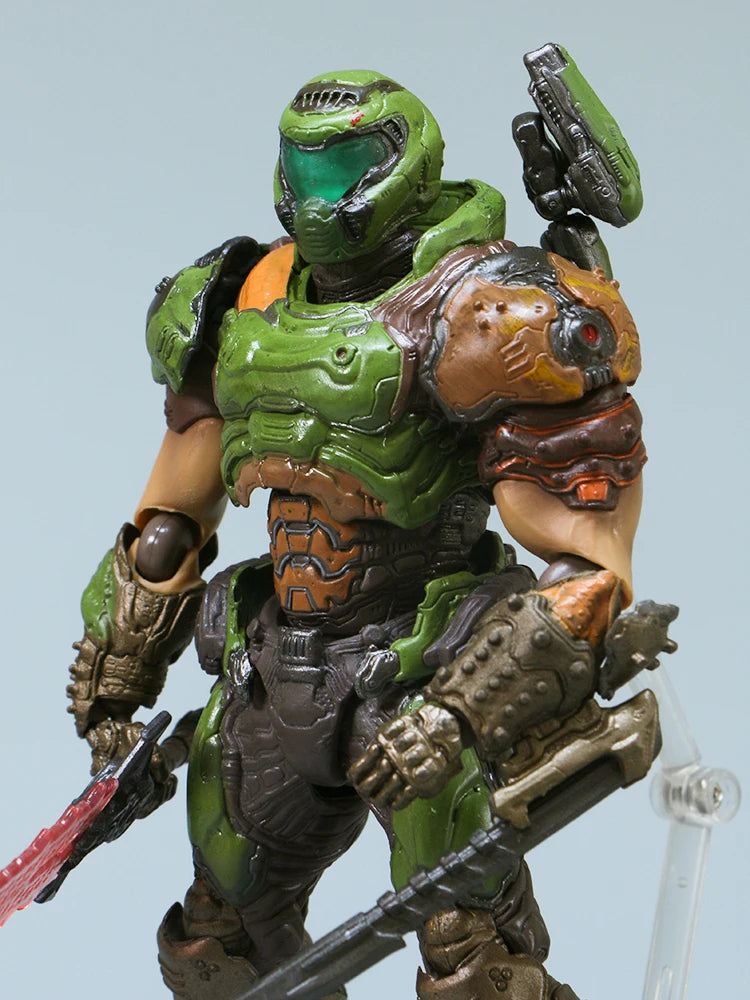 Doom Figma Doom Eternal SP-140 Doom Guy Doom Slayer 1/12 16CM  Action Figure Collection Game Model Statue Anime Movable Toy Gift