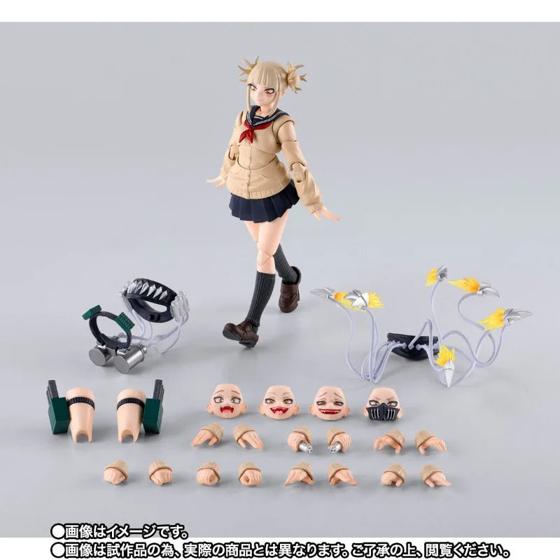 In Stock Original Bandai S.H.Figuarts Himiko Toga My Hero Academia Figure Action Model Anime Collectible Toys Gift