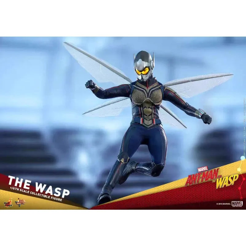 Original Hot Toys Marvel Female Soldier Marvel Superheroes Movie Characters MMS498 Ant Man 2 The Wasp Anime Figure Toys Models