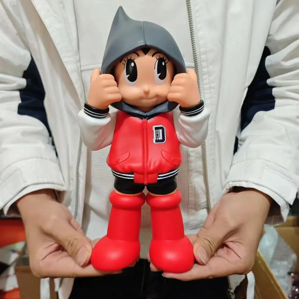 New 40CM Large Anime AstroBoy Mighty Atom Tetsuwan Atom Movable PVC Action Figures Statue Collection Model Toys Holiday Gifts