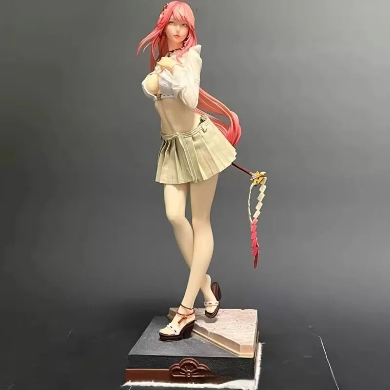 Yae Miko Anime Figure Swimsuit Statue Boxed Shockproof Desktop Decor Collection Doll Toy Premium Gift For Anime Game Fans