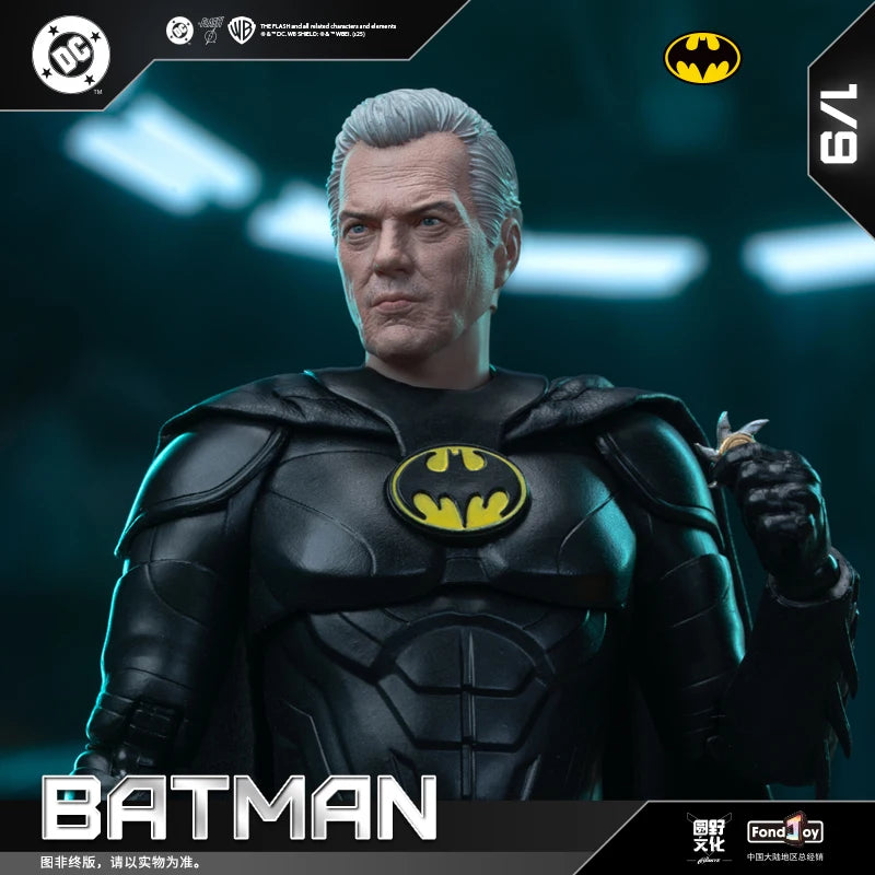 Original FondJoy Keaton Batman Figure DC Justice League Action Figures Detective Comics 1/9 PVC Joint Movable Kid Toy Christmas