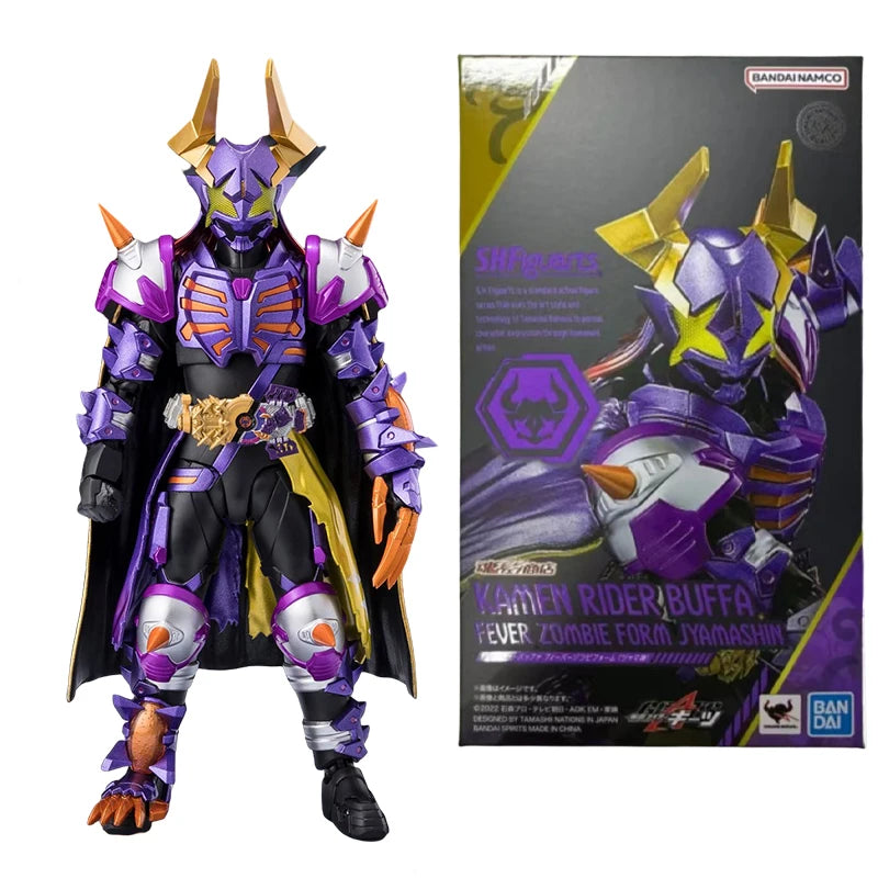 Bandai Genuine S.H.Figuarts KAMEN RIDER GEATS Anime Figure Kamen Rider Buffa Action Toys Kids Christmas Gift Collectible Model
