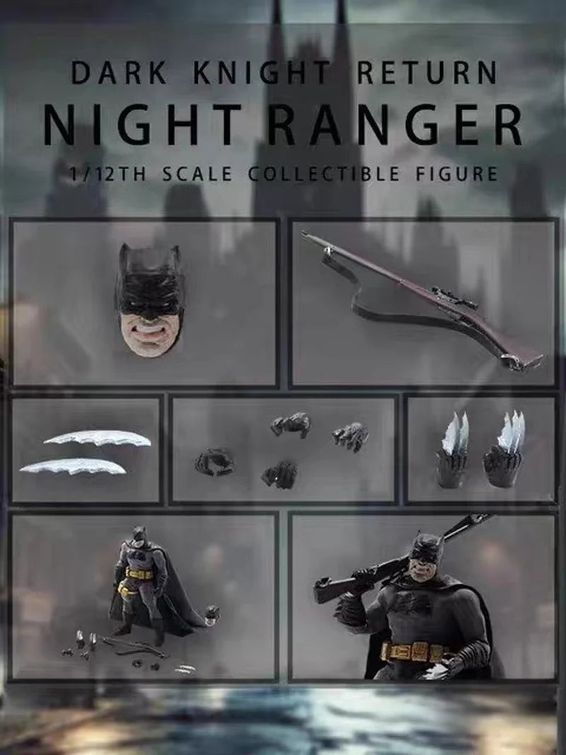 New  In Stock Joy Man Toys Jm004 Batman The Dark Knight Returns Night Ranger Action Figure Collectible Pvc Figurine Model  Gift
