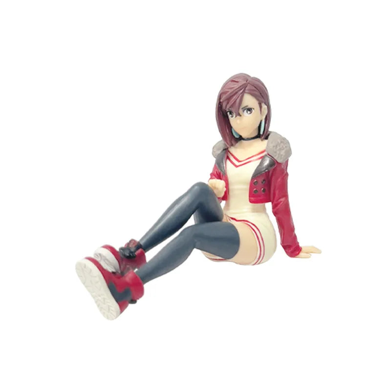 Supernatural Armed Daring Party "Dang Da Dang"-Ayase Momoko in casual clothes, sitting posture noodle press figure, car ornament