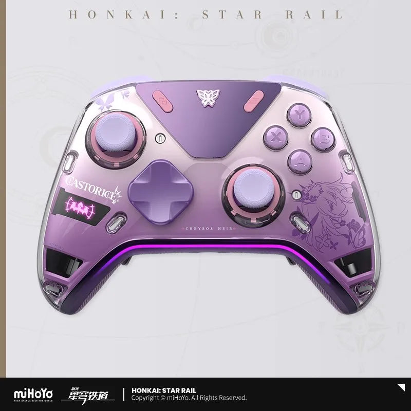Official miHoYo Honkai: StarRail Genuine Anime Castorice Game Peripheral Force Feedback Elite Gamepad DIY Homo Digital Supplies