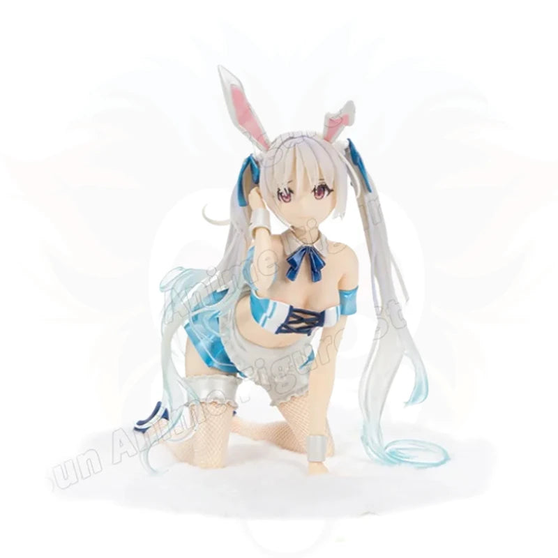 AY NSFW High Quality Bunny Girl Chris 1/4 Aqua Blue PVC Action Figure  Adults Collection Kawaii Cute Model Doll Gifts