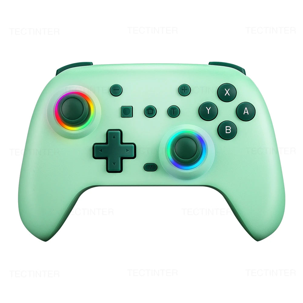 RGB Hall Effect Wireless Controller For Nintendo Switch/Switch 2/Android Gamepad PC Joystick Joypad Controle with Turbo Function