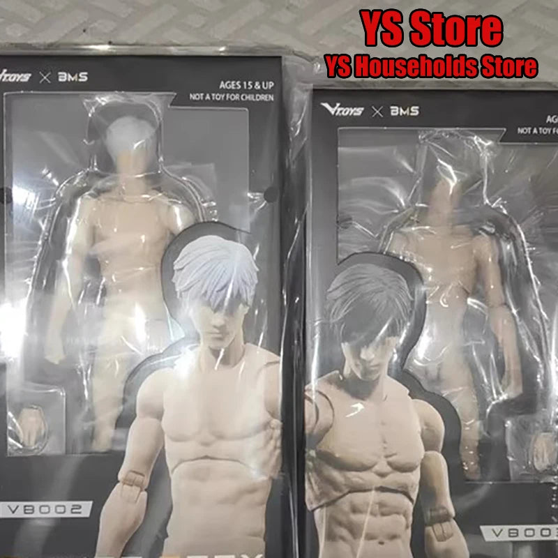 1/12 Figure Zero Custom Anime Boy Slim Muscular Articulated Joint Body Model VTOYS X BMS VB002 VB003 Toy For 6" Action Figure