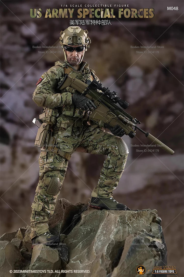 In Stock minitimes toys M048 1/6 Scale US Army Special Forces Male Soldier 12Inch Full Set Action Figure Doll Collection