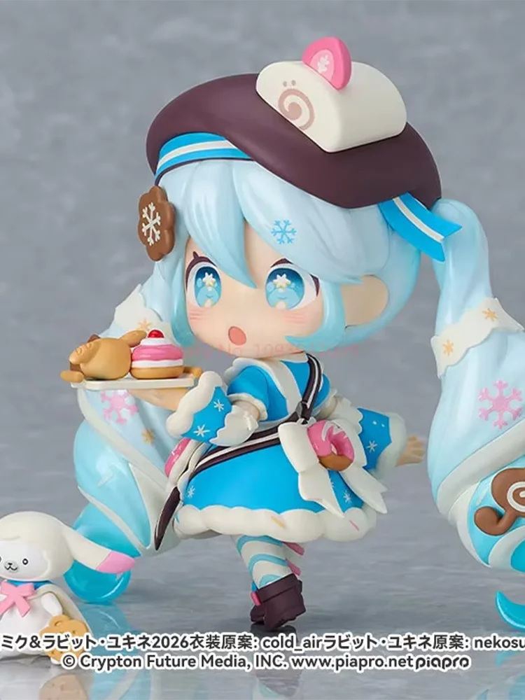 100% Genuine Hatsune Miku Snow Miku Sweet Snow Ver Official Limited Deposit Collectible Anime Figure
