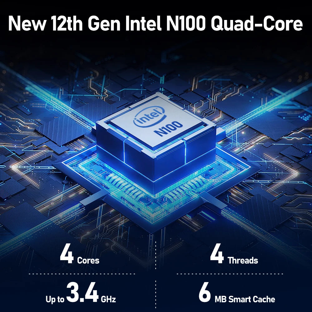 Pixel Haven Box Mini PC Retro Game Console – 12th Gen Intel N100 Quad-Core, Plug & Play, 38,252 Games