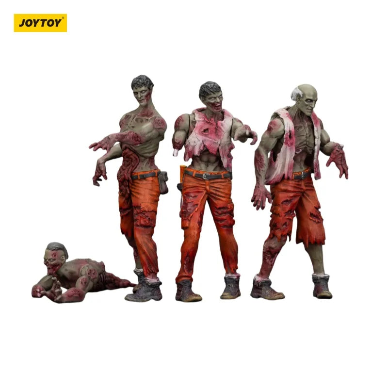 JOYTOY Dark Source Zombie Figure Mechanic Team Action Figure Doll Model Gift Decoration Collection
