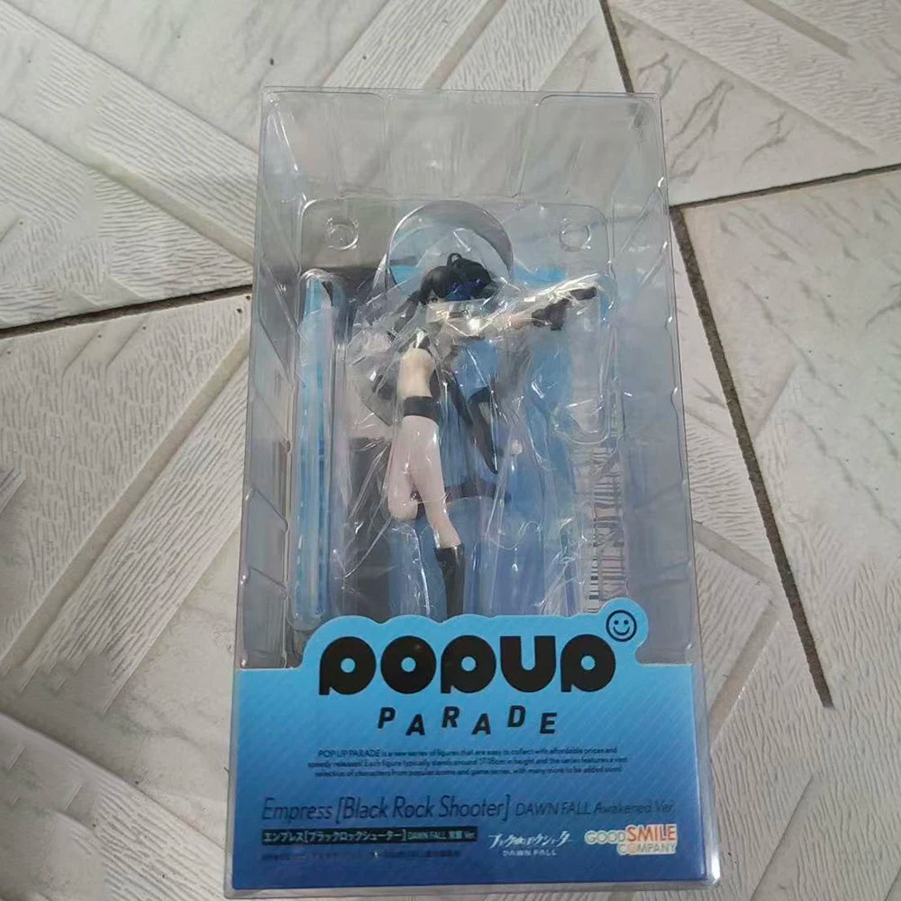 100% Original in Stock Good Smile Company Pop Up Parade BlackRock Shooter: Dawn Fall Black  Rock Shooter Anime Figure Model