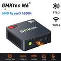 GMKtec M6 Ryzen5 Mini-PC Gamer AMD RYZEN 5 6600H DDR5 16 GB 500 GB 32 GB 1 TB SSD 5600 MHz NVME PCIe 3.0 DIY Büro Gaming-Computer