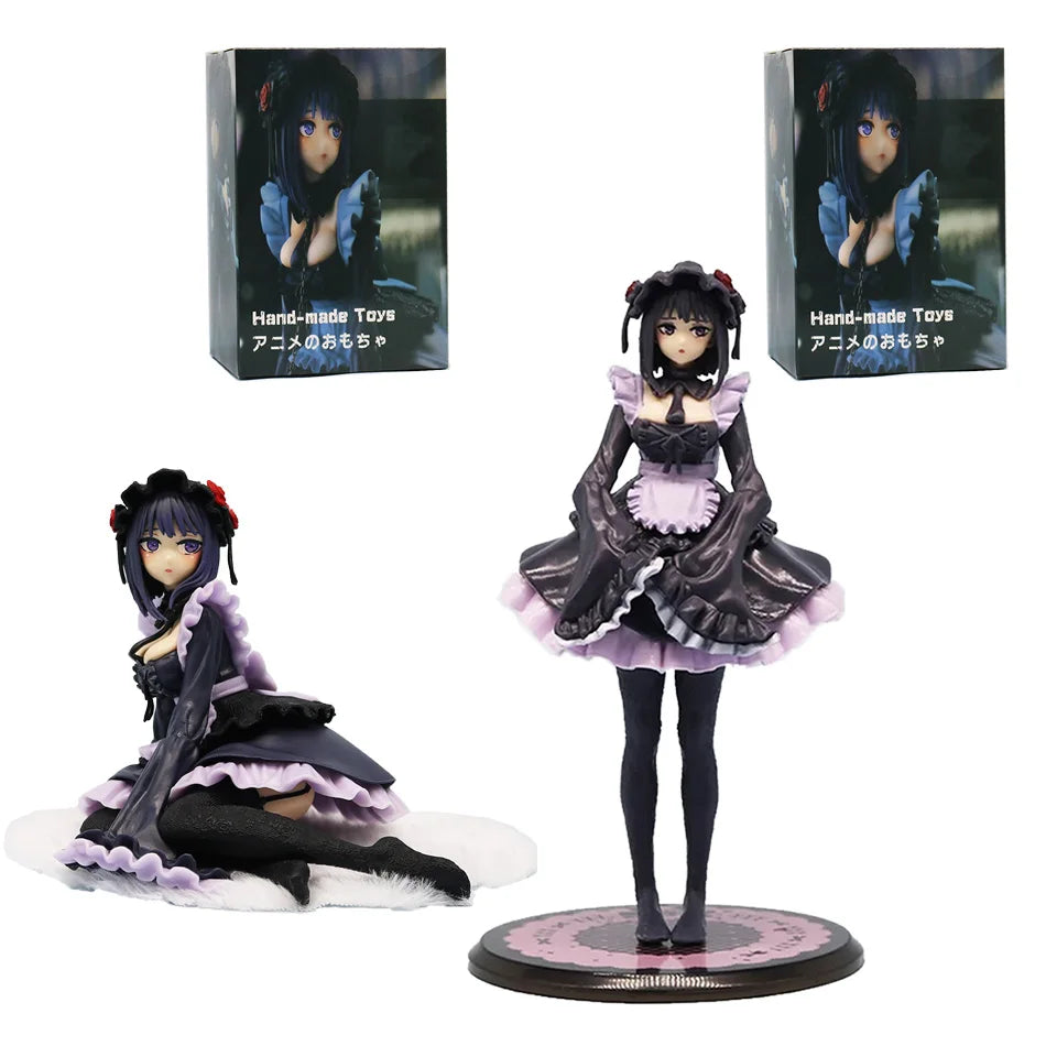 Фигурка My Dress-Up Darling Anime - Kitagawa Marin, костюм на черна камериерка, екшън фигурка, Shizuku Kuroe, колекция, модел играчка