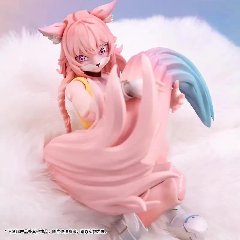 Ladotoys 1/12 Pink Fox Girl Action Figure Leah New 2025 Collectible Toy Magical Candy Land Theme Soldier's Birthday Gift Idea