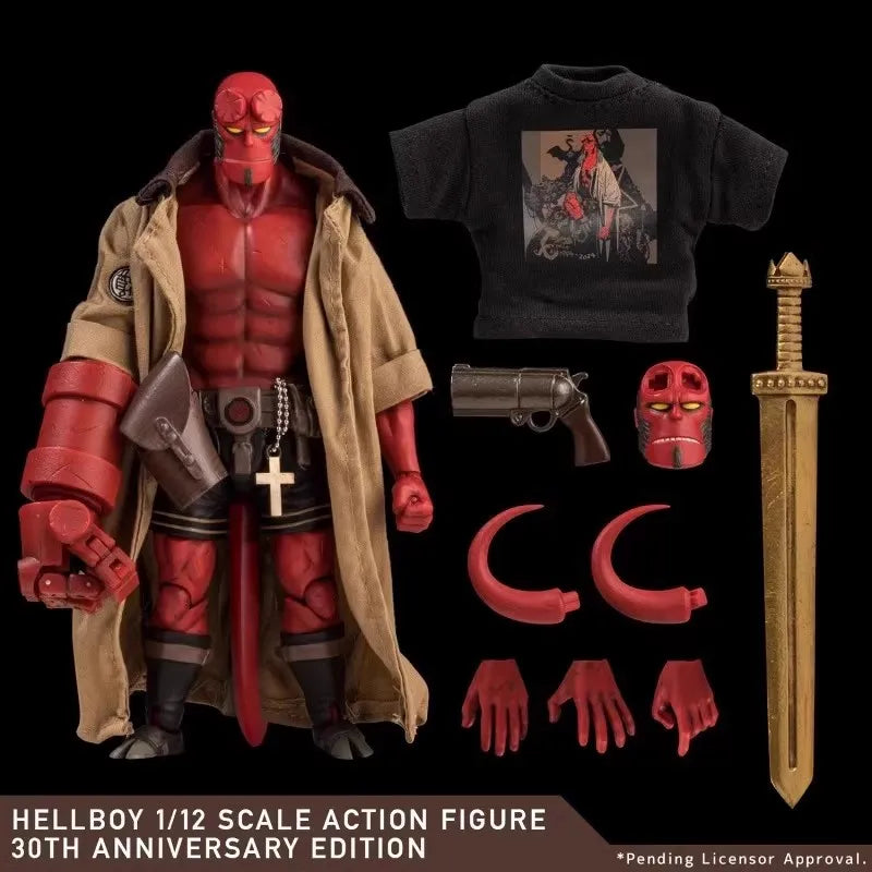 In Stock Sentinel 1000toys Hellboy 30th Anniversary 1/12 Scale Action Figure