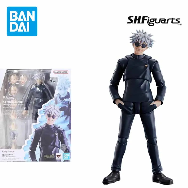 BANDAI Original MODEL KIT GUNDAM SHF SATORU GOJO SUGURU GETO Anime Action Figure Assembly Model Toys Model Gifts for Boys