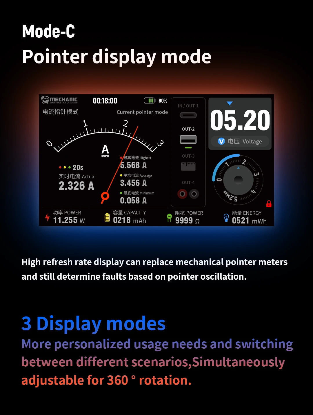 【MECHANIC】POWER BOX2.0 Multi mode Portable Adjustable Power Supply Tester for Phone Repair Current and Voltage Detection Tool