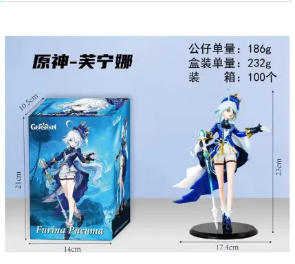23 см фигурка Furina, игра Genshin Impact, PVC екшън фигурка, аниме, сладко момиче, фокусно ...