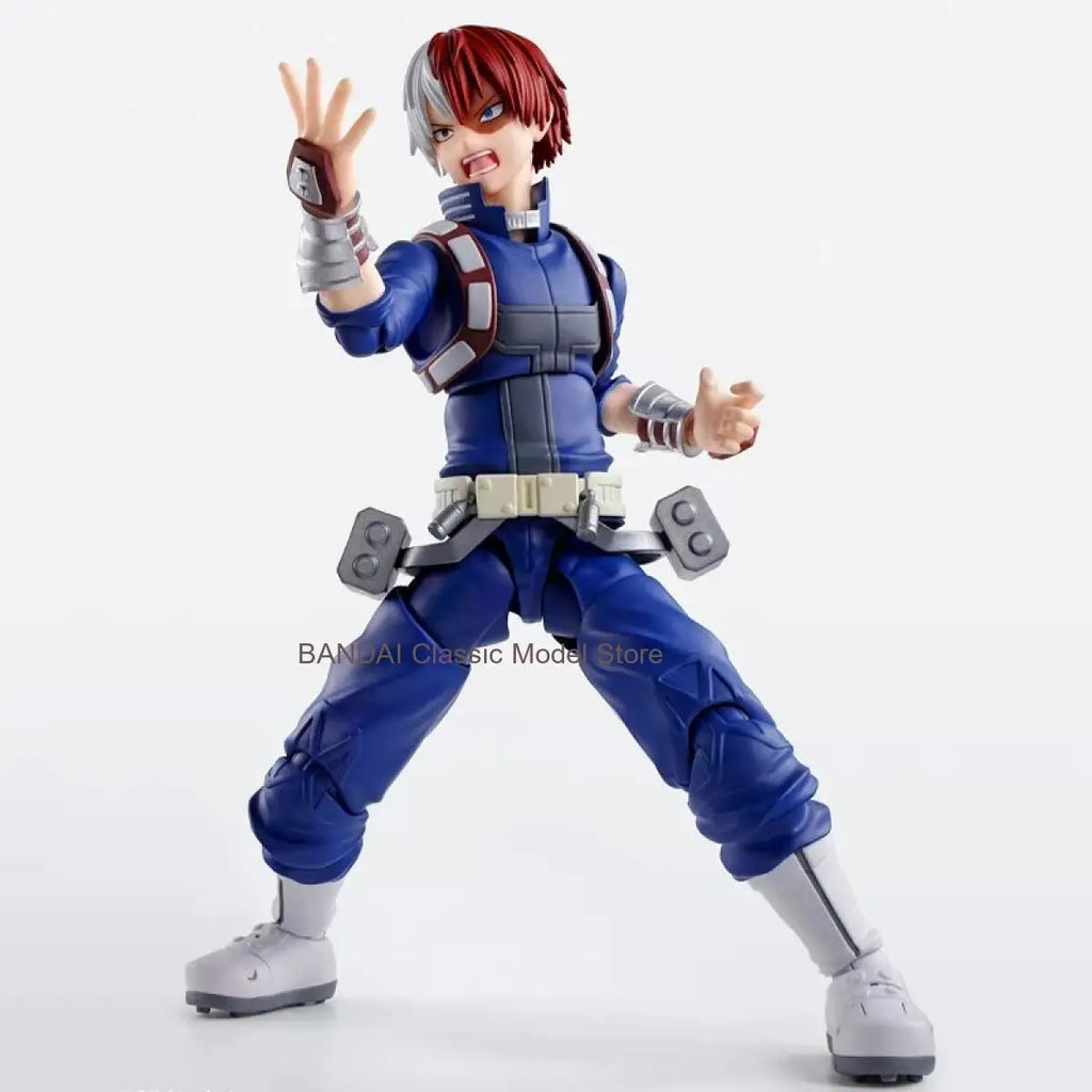 BANDAI S.H.Figuarts My Hero Academia Todoroki Shoto Action Figure - PVC Collectible Model Ornament Doll Toy Gift
