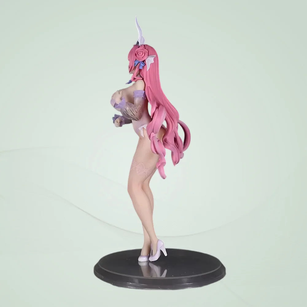 Dorothy Bunny Girl Anime Figure Standing Lace Pink Hair Pvc Model Game Peripheral Desktop Decoration 27Cm Adult Collectors