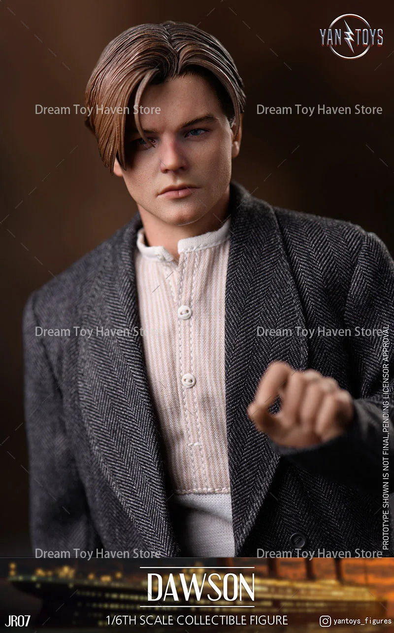 YANTOYS JR07 1/6 Scale Men Soldier Jack Leonardo Handsome Ship Prince Full Set 12Inch Action Figure Model
