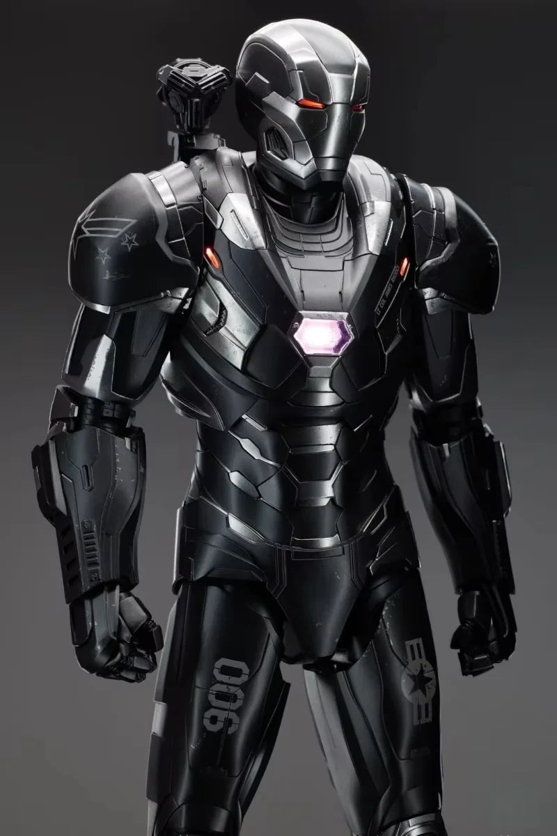 Original Hot Toys War Machine Actin Figures 1/6 The Avengers War Machine Rhodes Figurine Ht MMS530 Alloy Diecast Collection Toys