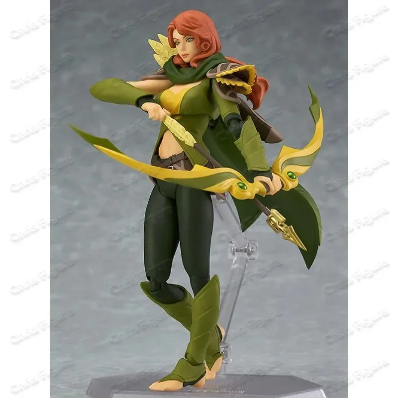 In Stock Authentic Max Factory Figma SP-070 Dota 2 Windranger Articulated Action Figure, Collectible Toy Gift