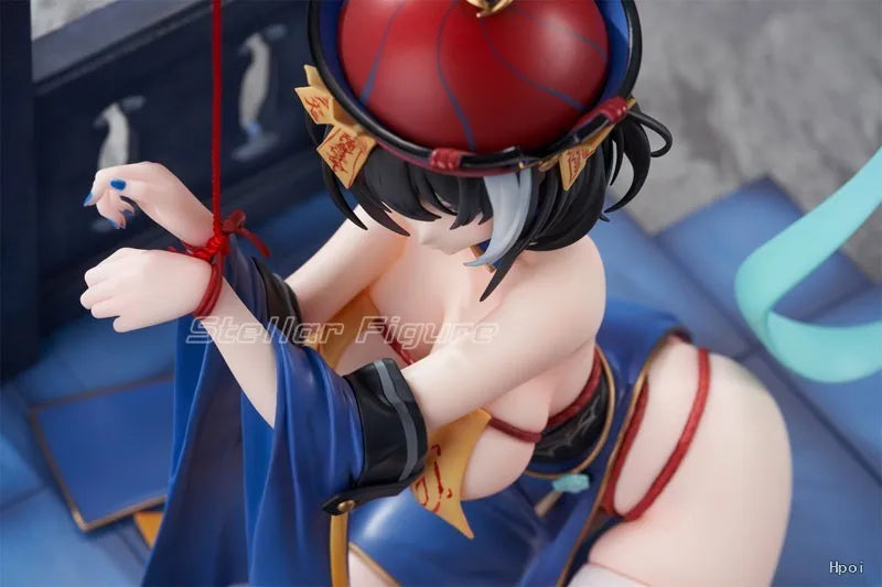 【SF】In Stock AniGame AmiAmi Azur Lane Huajia Happy Festive Zombie Night 1/6 Scale Figures Model Collection Gift